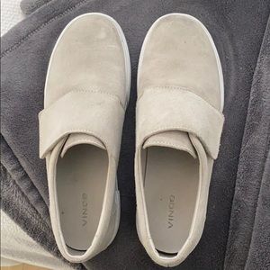 Vince Suede Slip On with Velcro